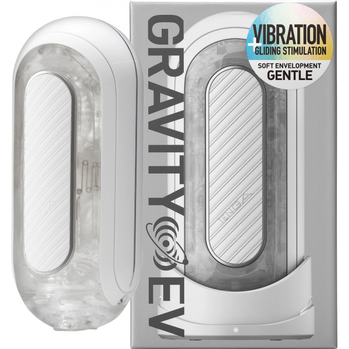 Мастурбатор TENGA FLIP ZERO GRAVITY с вибрацией, белый TFZ-104