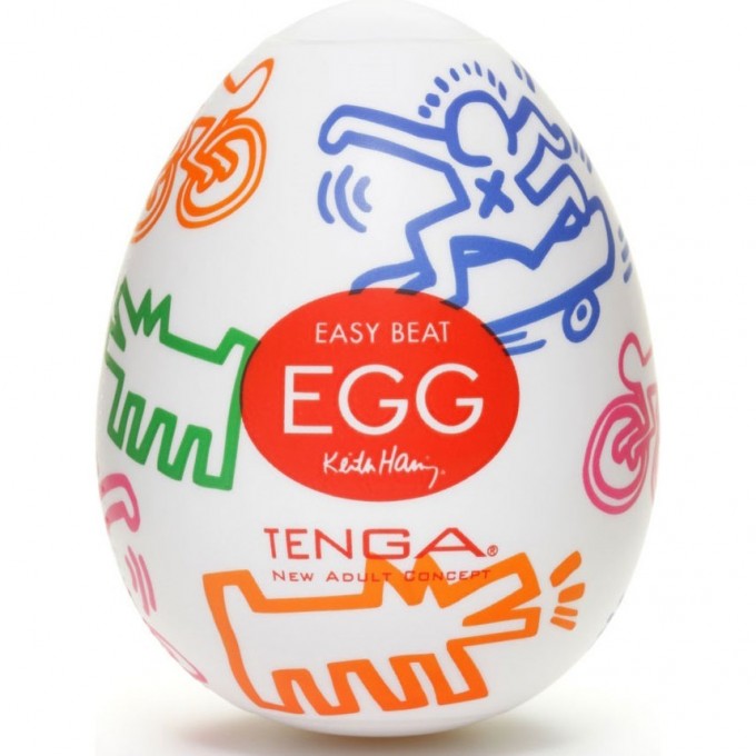 Мастурбатор TENGA&KEITH HARING EGG STREET KHE-001
