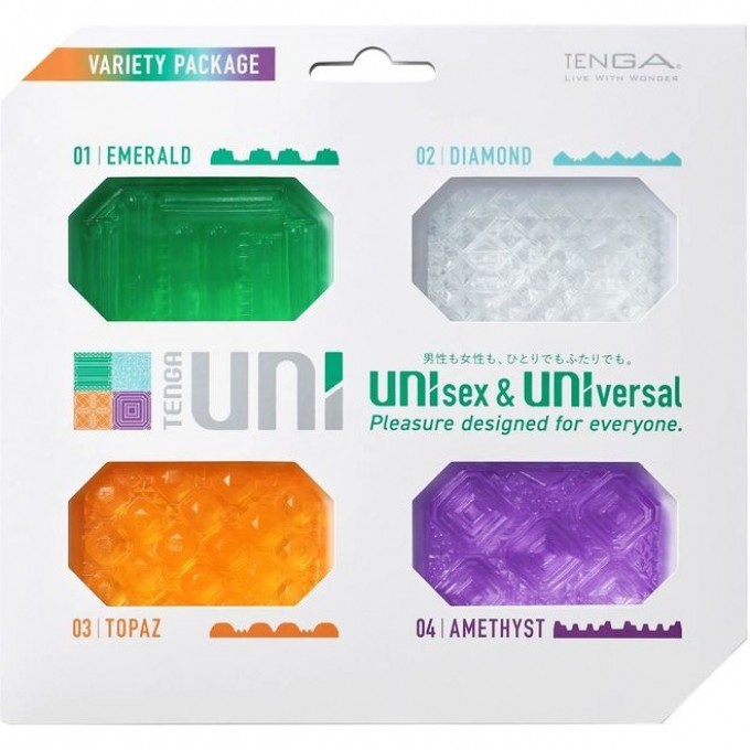Набор мастурбаторов TENGA UNI VARIETY PACK UNI-VP01(26)